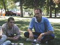 Craig Playing Skipbo at Liberty Park 7-24-01